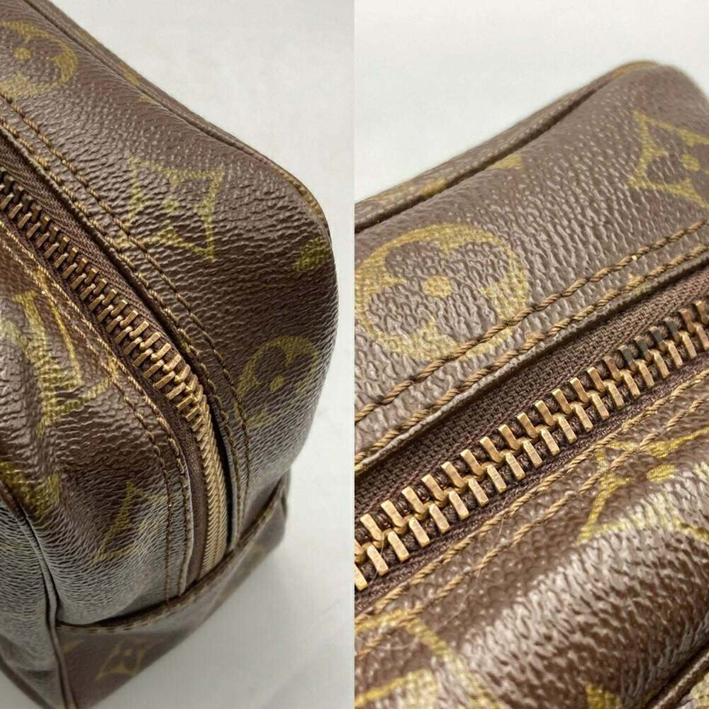LOUIS VUITTON Authentic Brown Monogram Clutch Bag - Picture 6 of 10